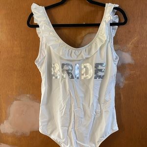 White Bride Bathing Suit